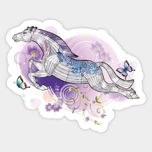 Chinese horse Sticker